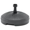 vidaXL Umbrella Base Sand/Water Filled 5.3 gal Anthracite Plastic Rattan