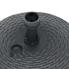 vidaXL Umbrella Base Sand/Water Filled 5.3 gal Anthracite Plastic Rattan