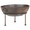 vidaXL Rustic Fire Pit âˆšÃ² 23.6" Iron