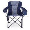 Folding Camping Chair Portable Padded Oversized Chairs with Cup Holders