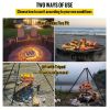Foldable Outdoor Camping Round Cooking Grate Stainless Steel Fire Pit Grill Grate